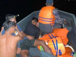 Sigap dan Respon Cepat, KAL Tedung I-1-37 Lanal Dumai Selamatkan Nelayan di Perairan Selat Rupat