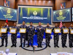 Prajurit Lanal Bintan Terima Penghargaan Kasal Atas Keberhasilan Gagalkan Penyelundupan Narkotika